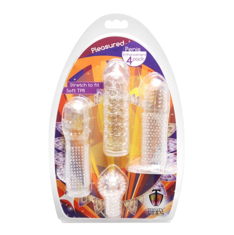 Penis Sleeve Set Trinity Vibes Pleasured 4 Pack