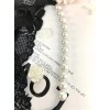 G-string With Pearl Chain Designer Black G-string With Pearl Chain Designer Black