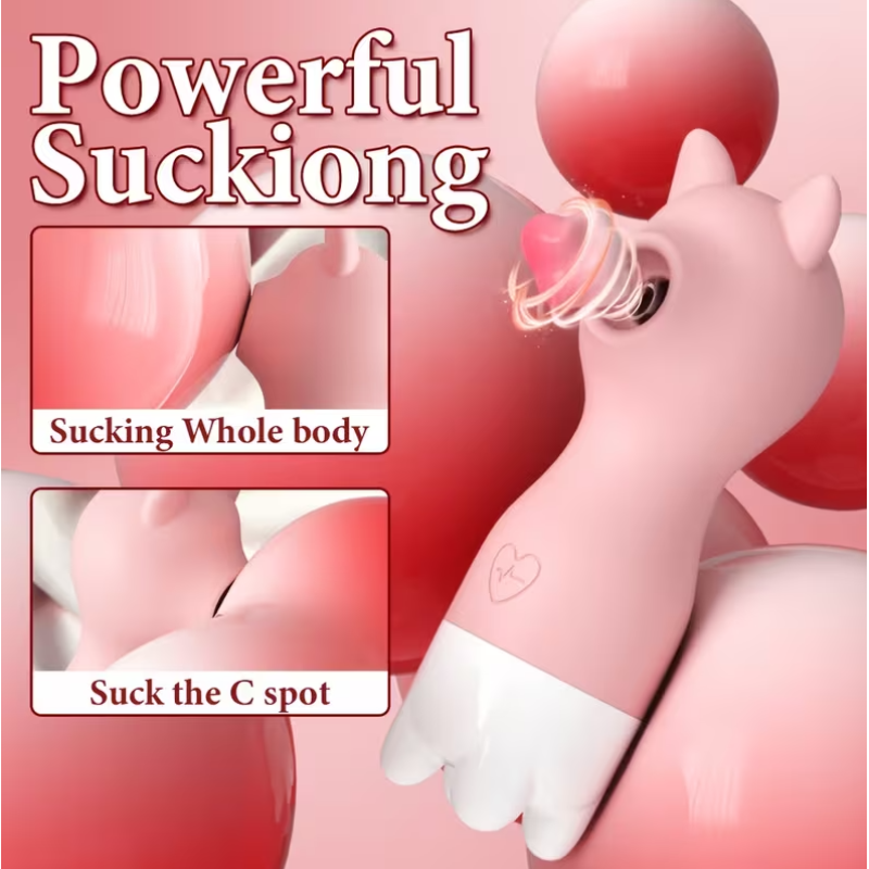 Love Market Clitoral Vibrator Love Market Giraffe Pink Clit Toys