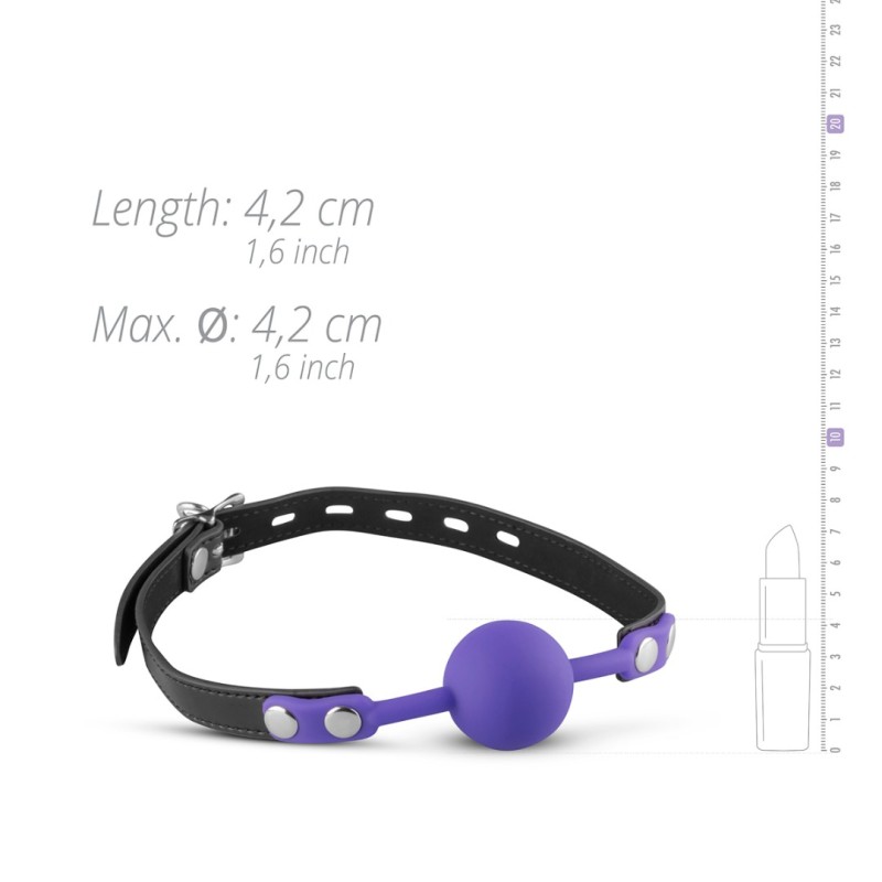 XOXO Ball Gag Berlin XOXO Purple Ball Gags