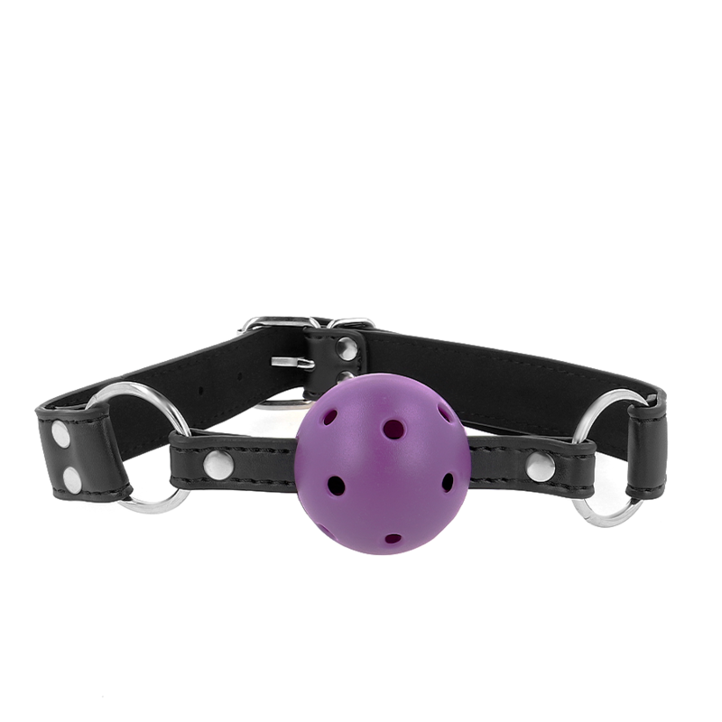 KINK Φίμωτρο KINK Double Rivet Μοβ Φίμωτρα