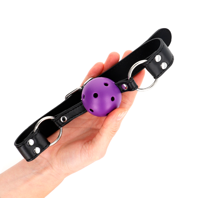 KINK Φίμωτρο KINK Double Rivet Μοβ Φίμωτρα