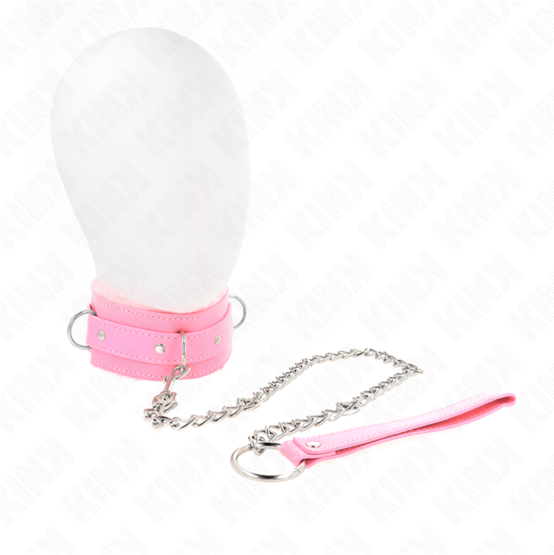 Collar & Leash KINK Pink