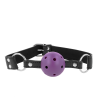 Ball Gag KINK Double Rivet Purple