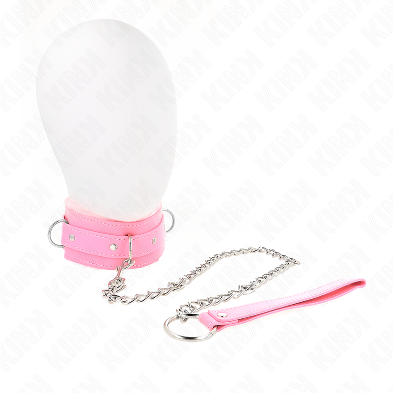 Collar & Leash KINK Pink