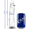 XRAY Jelly Dildo XRAY 21cm Διαφανές Jelly