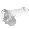Jelly Dildo with Balls XRAY 15.5cm Clear Jelly Dildo with Balls XRAY 15.5cm Clear