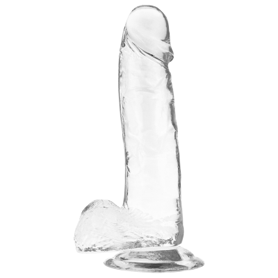 Jelly Dildo with Balls XRAY 20cm Clear Jelly Dildo with Balls XRAY 20cm Clear