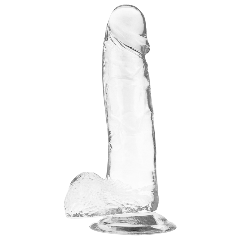 Jelly Dildo with Balls XRAY 20cm Clear