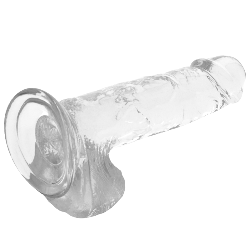 Jelly Dildo with Balls XRAY 20cm Clear