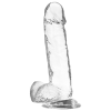 Jelly Dildo with Balls XRAY 20cm Clear Jelly Dildo with Balls XRAY 20cm Clear