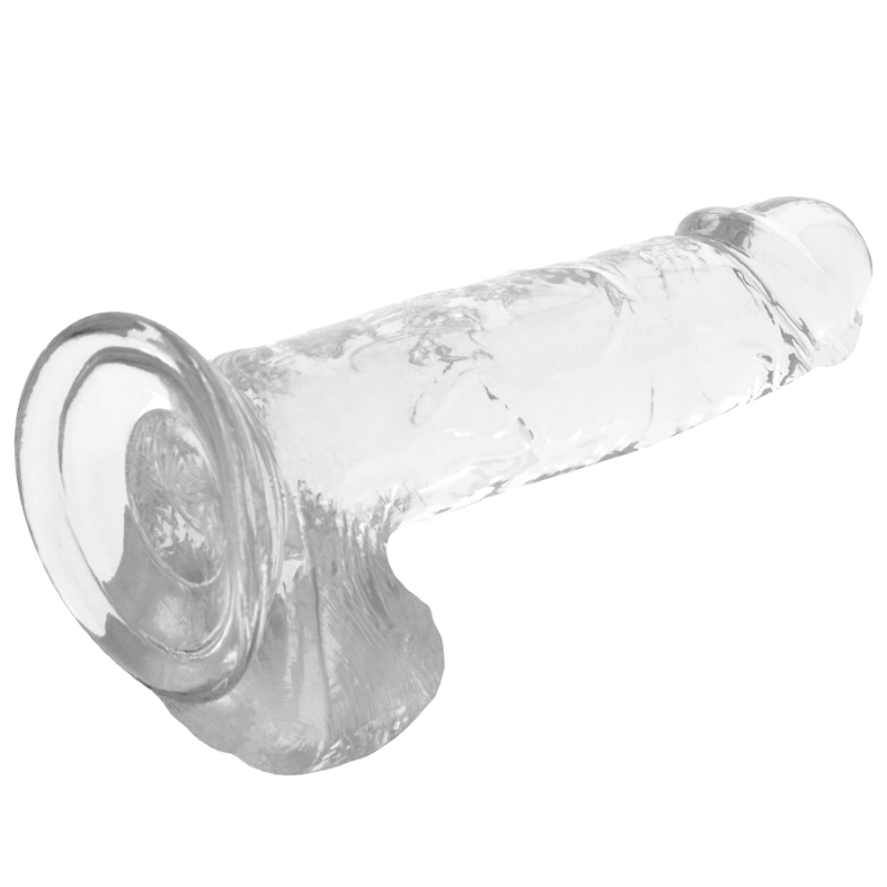 Jelly Dildo with Balls XRAY 20cm Clear