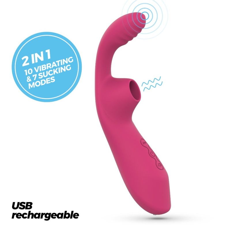 Clit & G-Spot Vibrator Crushious Cyrano Pink