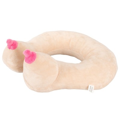 Plush Boob Neck Pillow