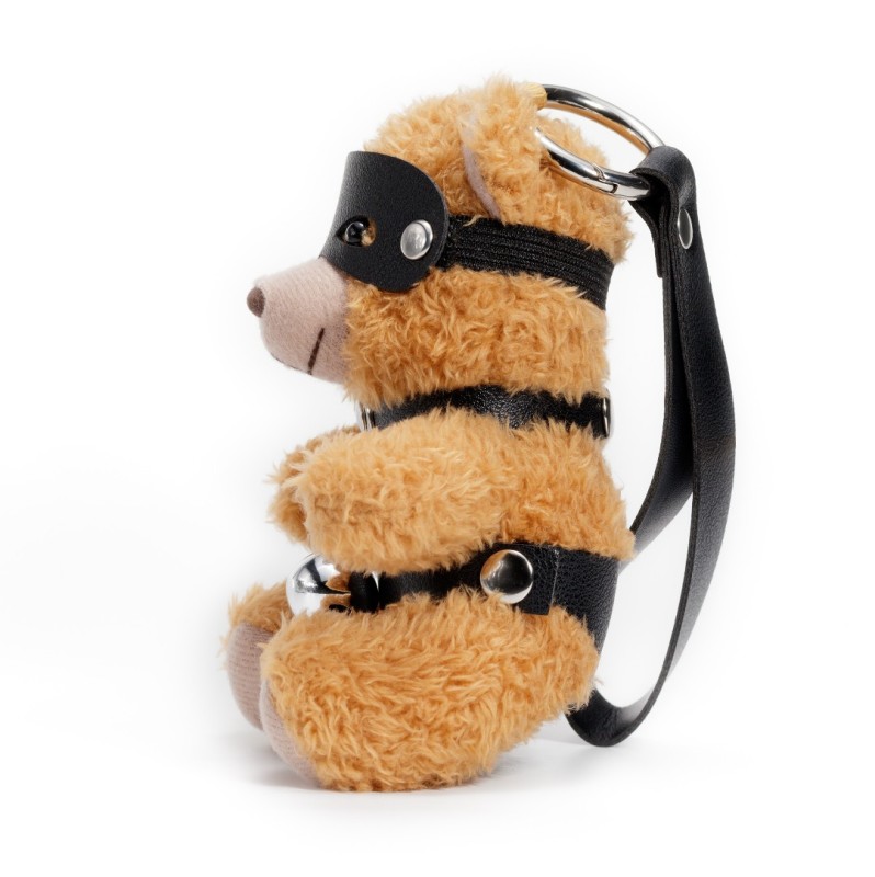 Crushito Bell Fetish Teddy Bear Keychain