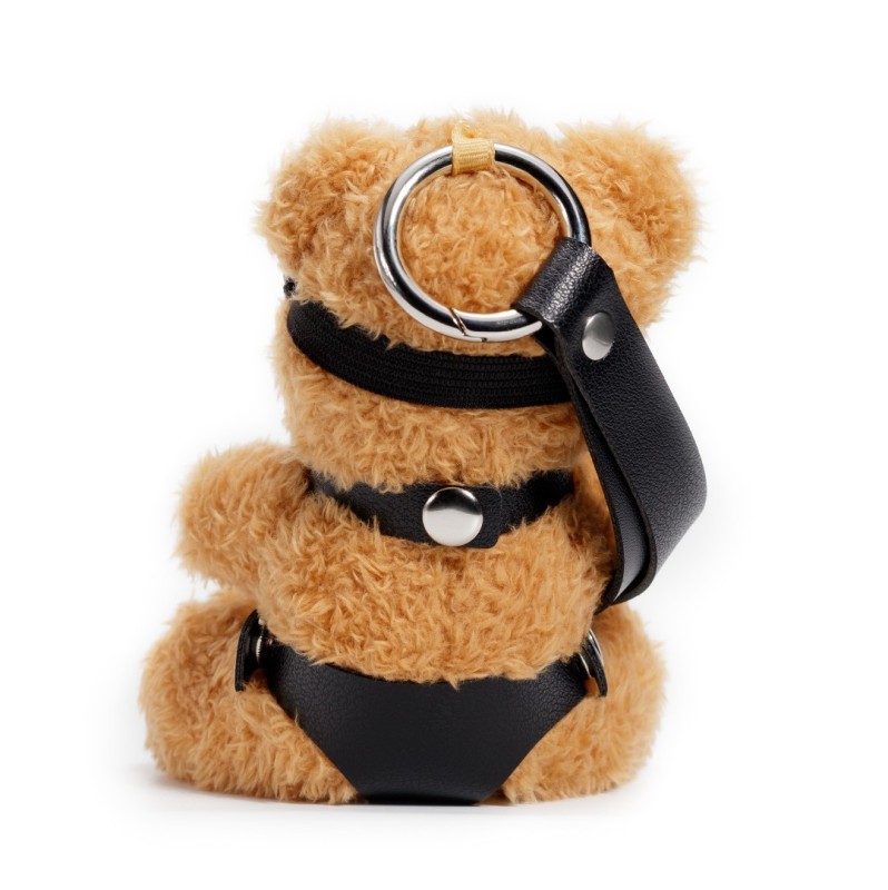 Crushito Bell Fetish Teddy Bear Keychain