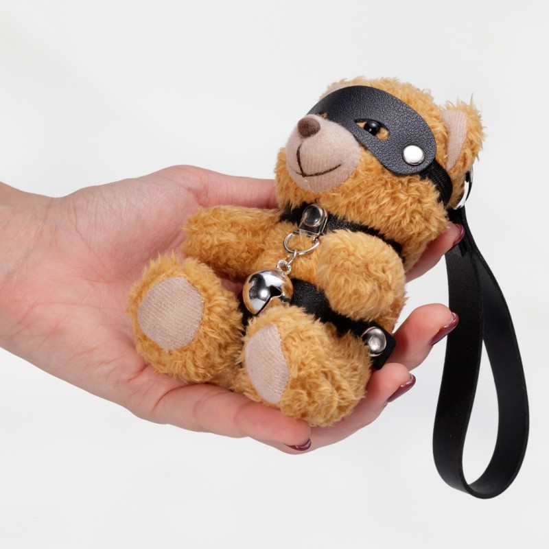 Crushito Bell Fetish Teddy Bear Keychain