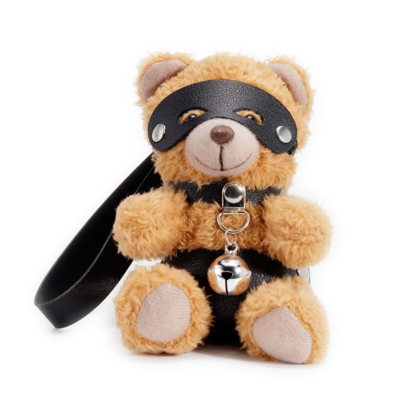 Crushito Bell Fetish Teddy Bear Keychain