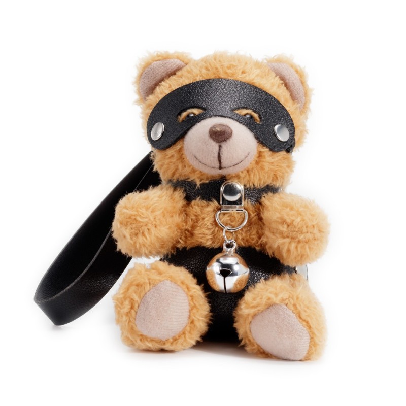 Crushito Bell Fetish Teddy Bear Keychain