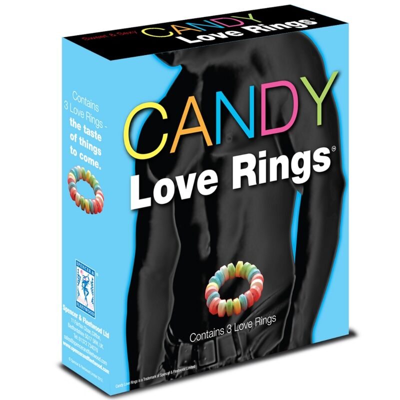 Spencer & Fleetwood 3 Candy Cock Rings S&F Colored Fun