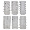 You2Toys Penis Sleeve Set You2Toys Red Roses 6 pcs Clear Penis Extenders