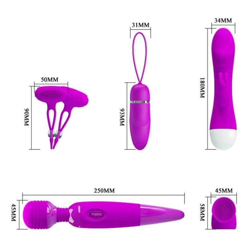 Erotic Set Pretty Love Purple Desire Pretty Love Erotic Set Pretty Love Purple Desire Set