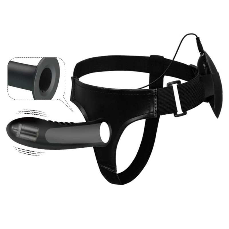 Pretty Love Strap-On με Δόνηση Pretty Love Myron Μαύρο Γυναικεία Strap-On