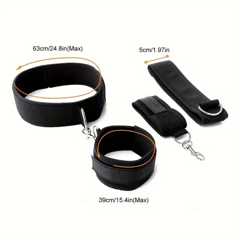 Hand Leg Cuffs Love Market Black