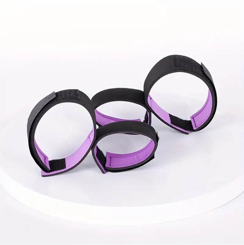 Hand Ankle Cuffs Love Market Purple