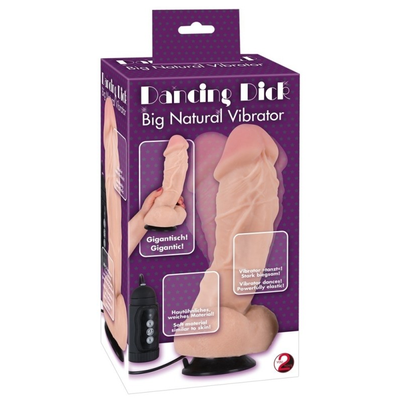 Realistic Vibrator You2Toys Dancing Dick 22cm Nude