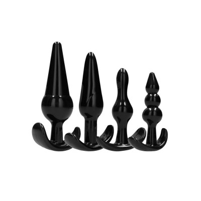 Butt Plug Set Sono No. 80 Black Butt Plug Set Sono No. 80 Black