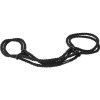 Cotton Wrist/Ankle Cuffs Darkness Black Cotton Wrist/Ankle Cuffs Darkness Black
