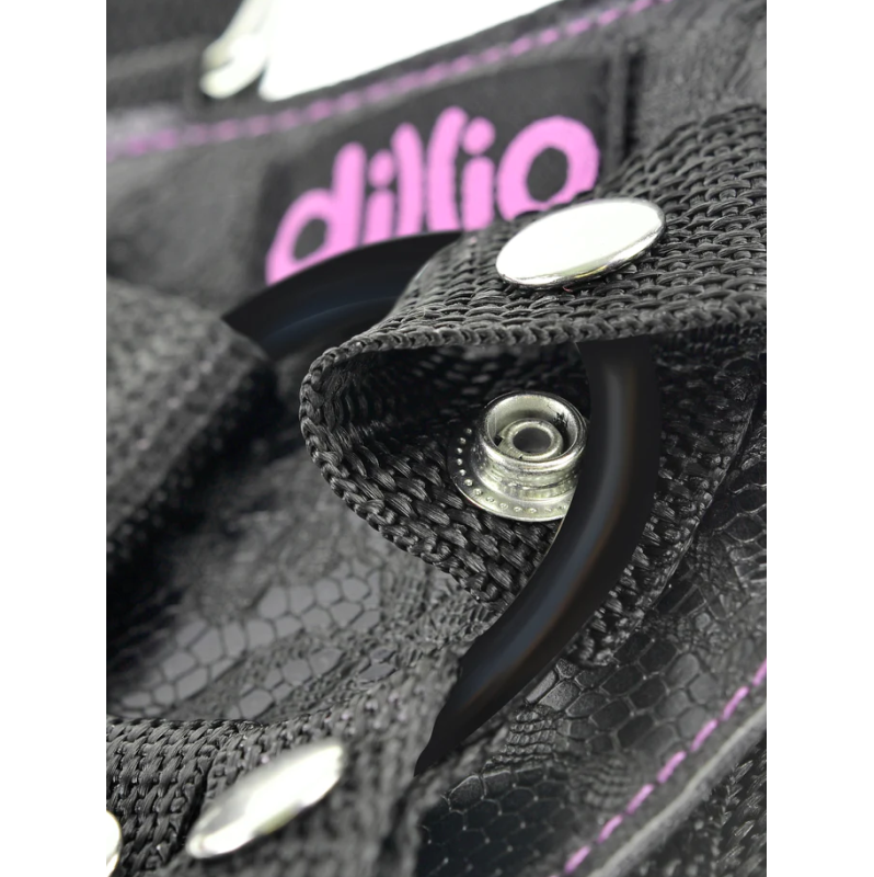 Strap-On με Dildo 18.4cm Dillio Suspender Harness Set Ροζ