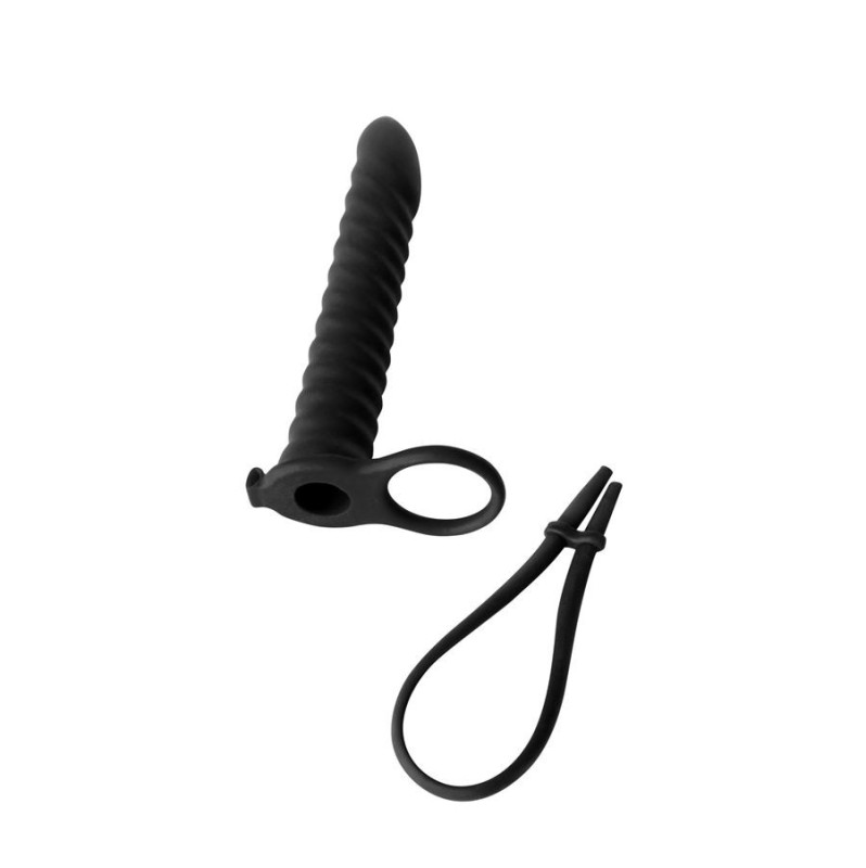 Vibrating Strap-On Lola Pure Passion Rori Black