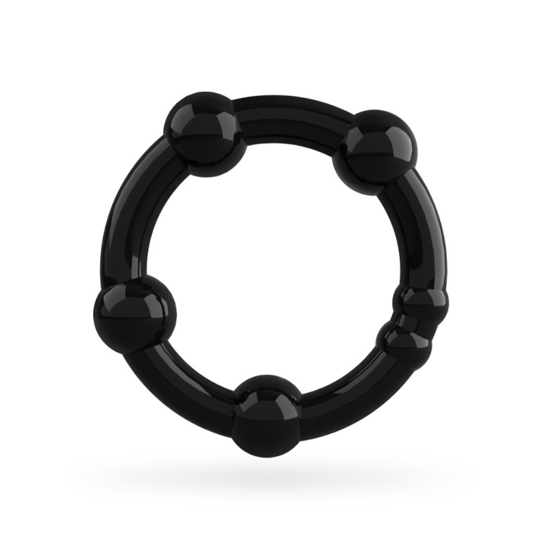  Δαχτυλίδια Πέους Σετ Crushious Triple Bead 3 τμχ Μαύρα