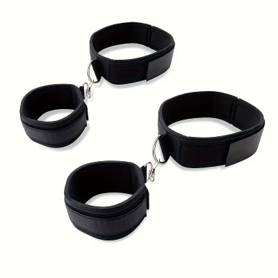 Hand Leg Cuffs Love Market Black Hand Leg Cuffs Love Market Black