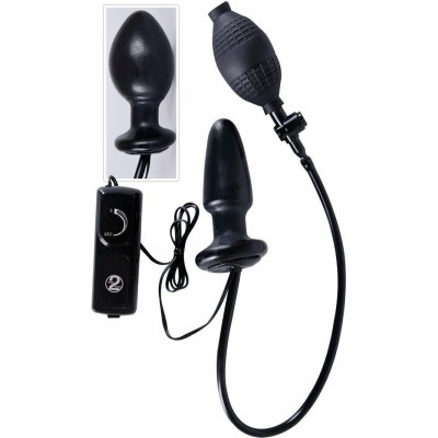 Vibrating Butt Plug  Seven Creations Fanny Hills Black Vibrating Butt Plug  Seven Creations Fanny Hills Black