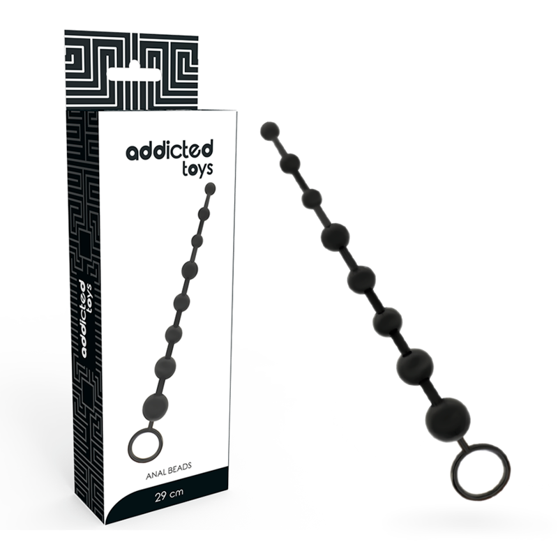 Addicted toys Anal Beads Addicted Toys 29cm Black Anal Balls