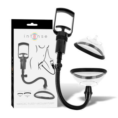 Intense Pump Women's Manual Vagina Sucker Black Intense Pump Women's Manual Vagina Sucker Black