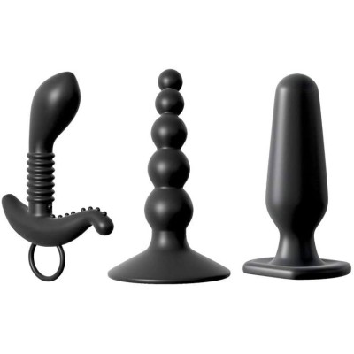 Butt Plug Set Anal Fantasy Collection Anal Party Pack Black