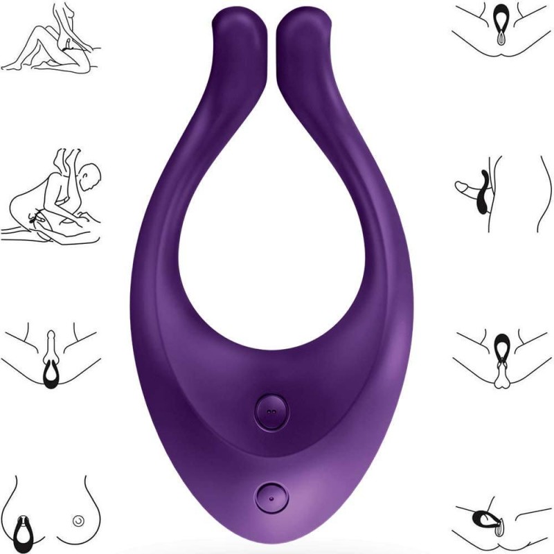 Couples Vibrator Satisfyer Partner Multifun 1 Purple Couples Vibrator Satisfyer Partner Multifun 1 Purple