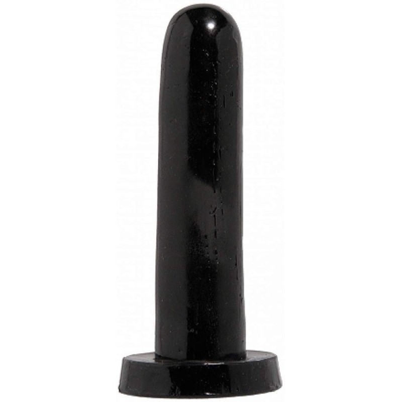 Πρωκτικό Dildo Basix Rubber Works Smoothy 6cm Μαύρο