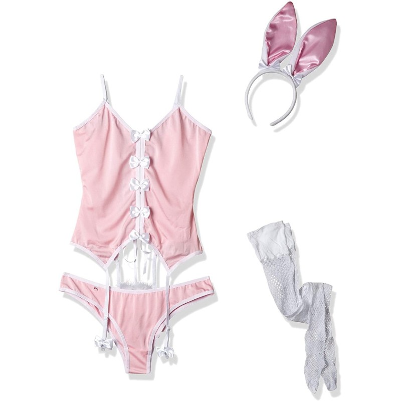 Obsessive Bunny Suit Costume Pink