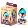 Afterdark Πρωκτική Σφήνα Με Κόσμημα Afterdark Large Rainbow Σφήνες χωρίς δόνηση
