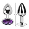 Butt Plug with Jewel Purple Amethyst Medium Afterdark Butt Plug with Jewel Purple Amethyst Medium Σφήνες