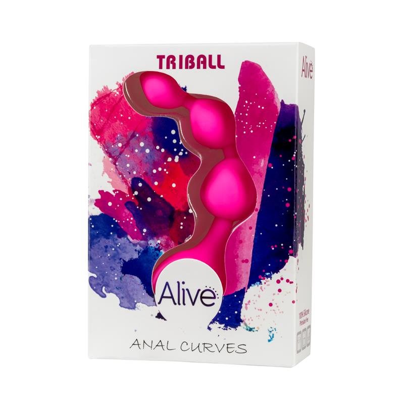 Πρωκτικές Μπίλιες Alive Anal Chain Triball Ροζ Alive Πρωκτικές Μπίλιες Alive Anal Chain Triball Ροζ Μπίλιες