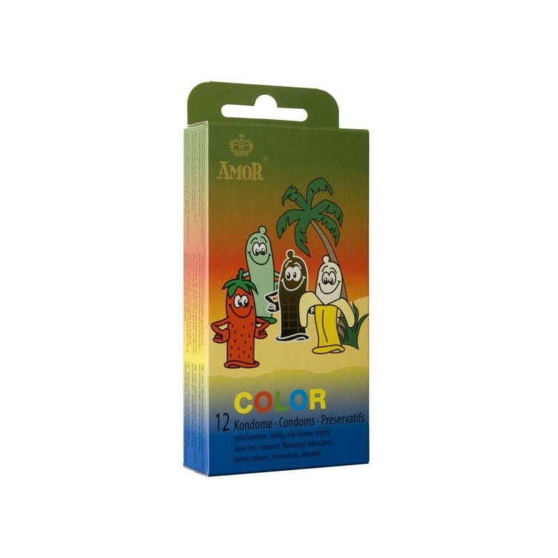 Condoms Amor Color 12pcs Amor Condoms Amor Color 12pcs Condoms