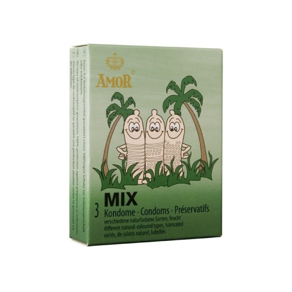Condoms Amor Mix 3pcs Condoms Amor Mix 3pcs