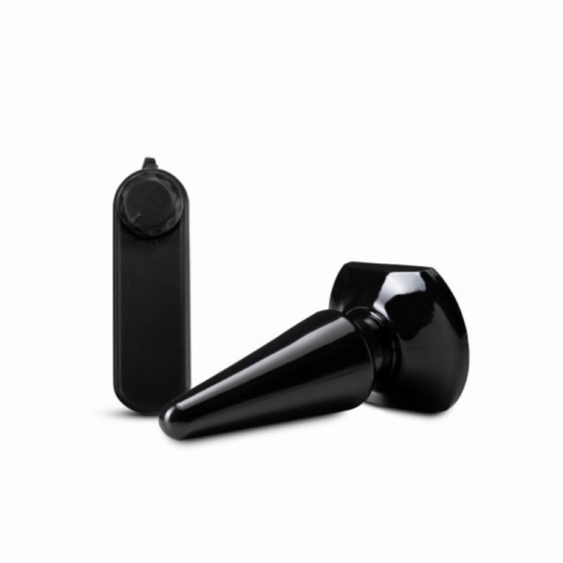 Anal Adventures Butt Plug With Remote Control Anal Adventures Basic Vibrating Black Vibrating butt plugs