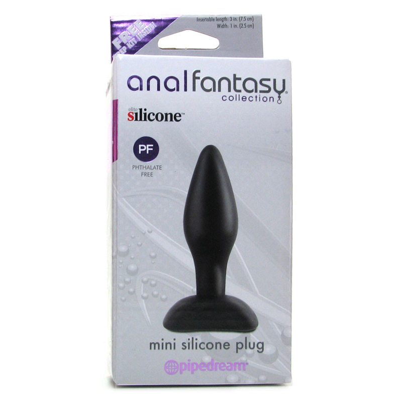 Anal Fantasy Μίνι Πρωκτική Σφήνα Anal Fantasy Μαύρη Σφήνες χωρίς δόνηση